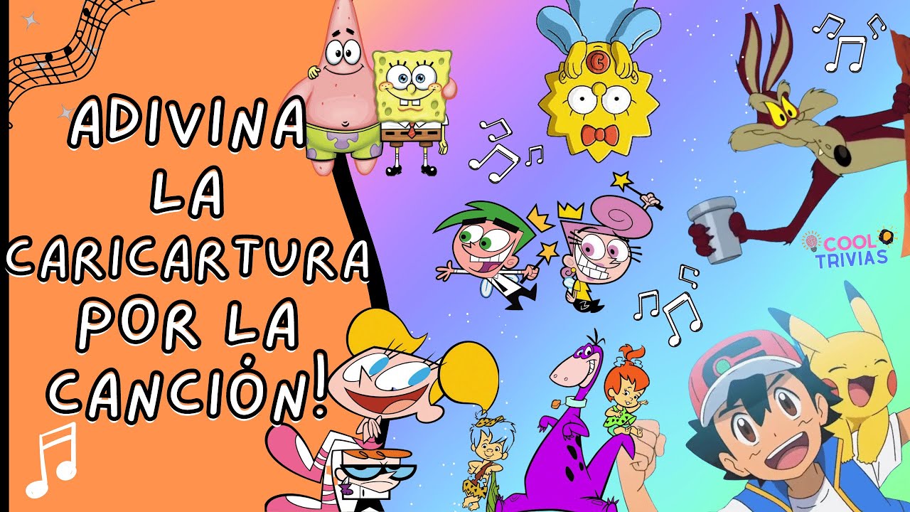 ADIVINA LA CARICATURA POR LA INTRO! || CANCIONES ICÓNICAS DE CARICATURAS: NICKELODEON/DISNEY/CARTOON