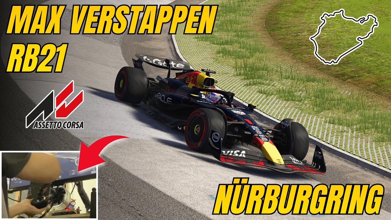 Max Verstappen takes the RB21 to the Nordschleife when the F1 season ends