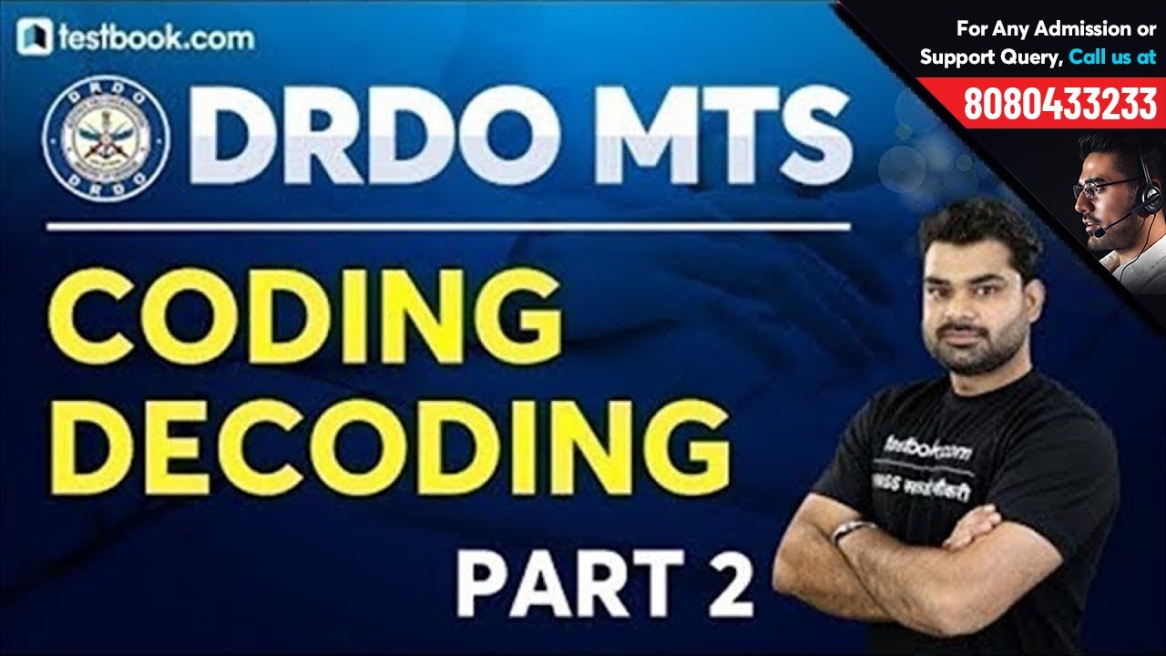 Coding Decoding Reasoning Tricks for DRDO MTS 2020 | Part 2 | DRDO Ceptam MTS Class by Abhinav Sir