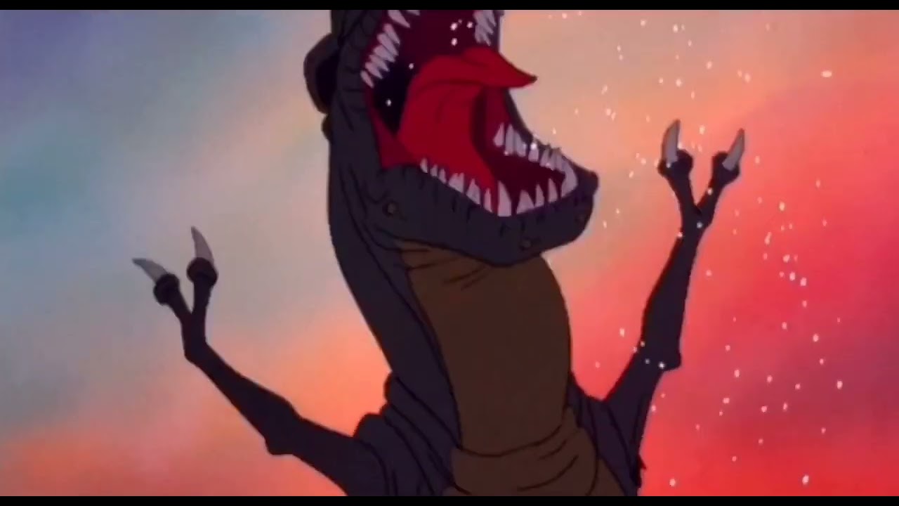 The Land Before Time: Uncut Sharptooth Attack Sequence Recreation (updated; read desc.)