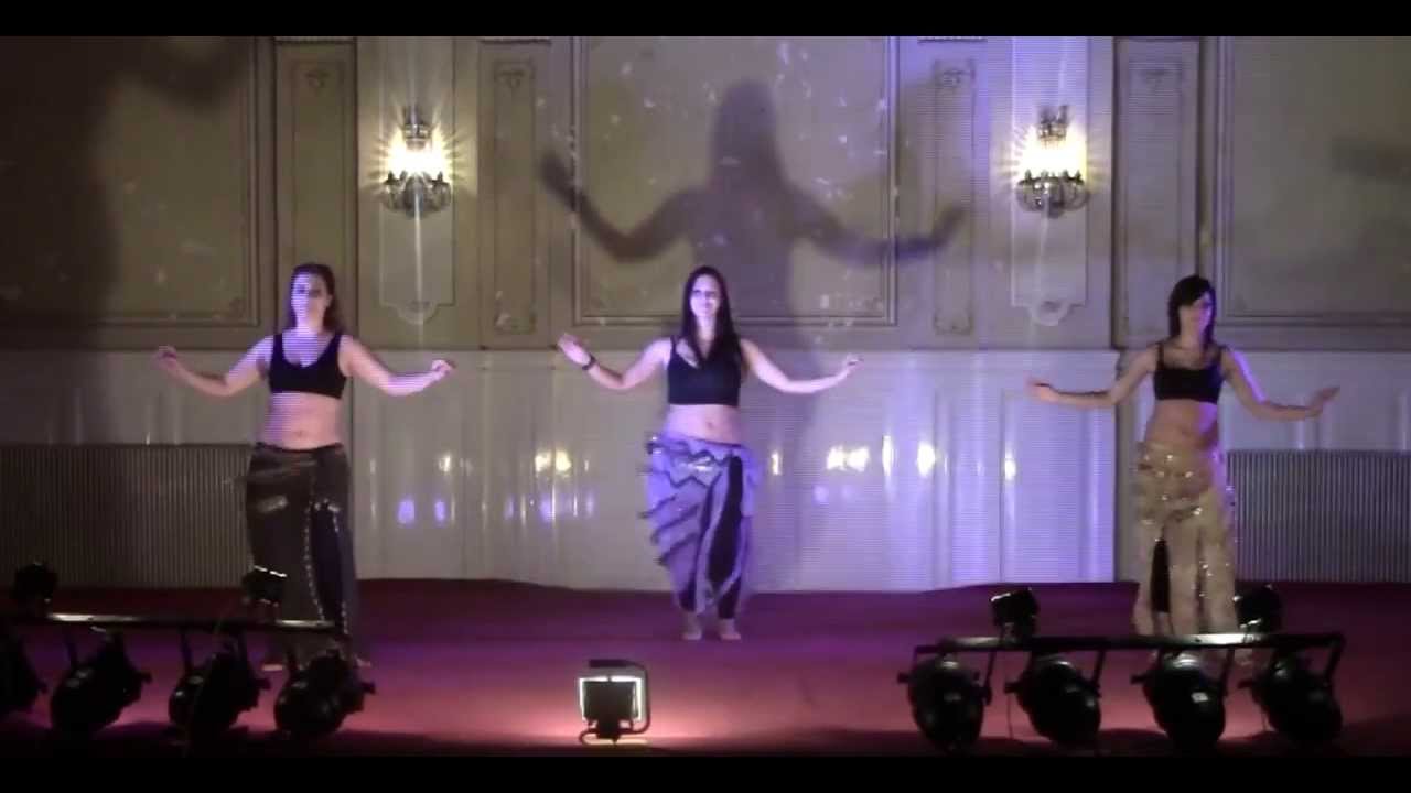 Skola trbusnog plesa Aruena - Orienthalia, Sombor - srednji nivo - Drum solo trio bellydance