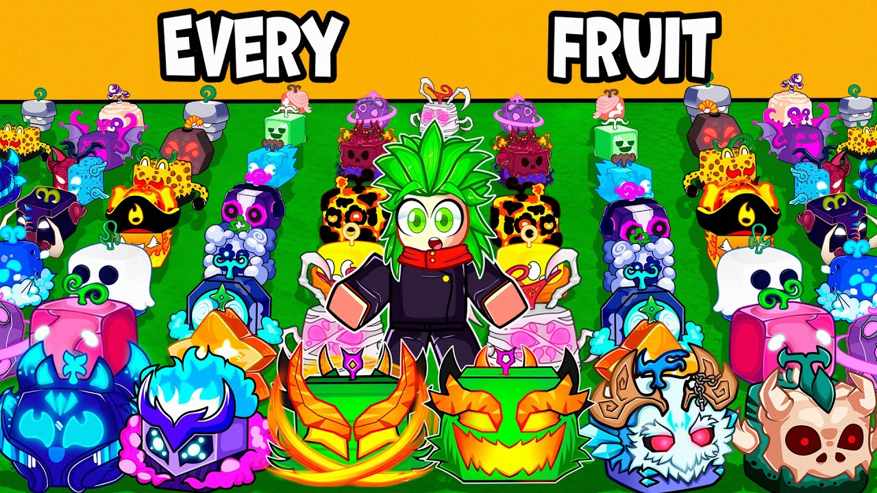 Я обвалял ВСЕ фрукты в Blox Fruits
