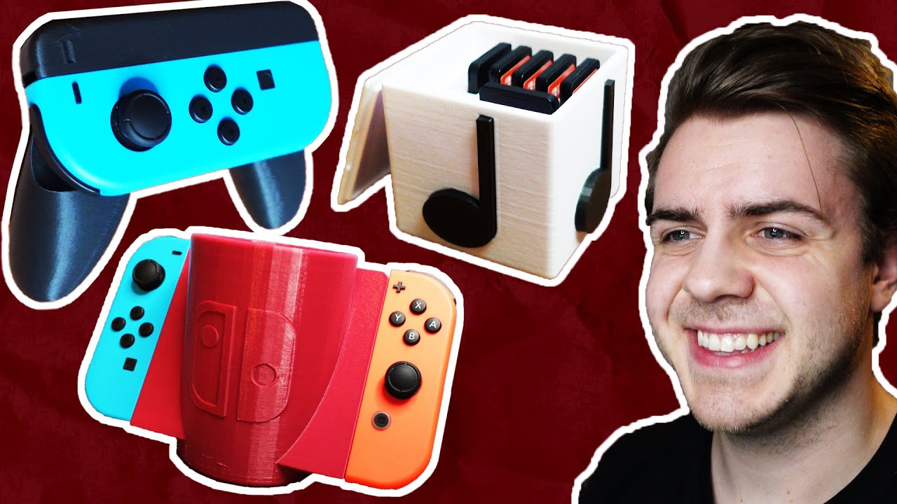 I 3D Printed 10 Custom Accessories for my Nintendo Switch - Infinite Bits