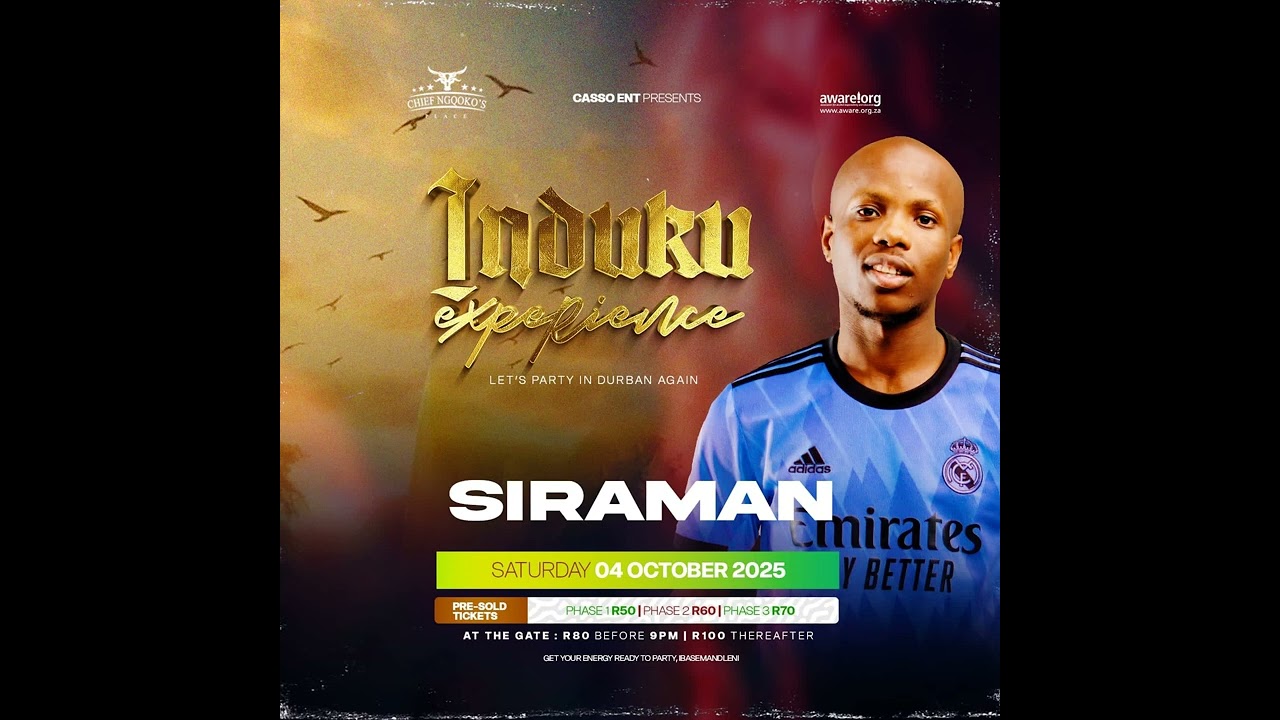 SIRAMAN - LET'S PARTY IN DURBAN AGAIN[INDUKU EXPERIENCE] 