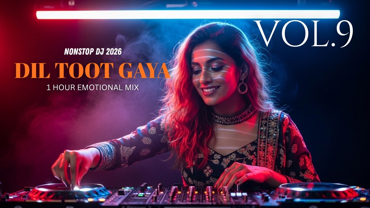 Nonstop Hindi DJ Remix 2026 Vol. 9 &ndash; Sad Broken Heart Bollywood Mashup | 1 Hour Emotional Mix