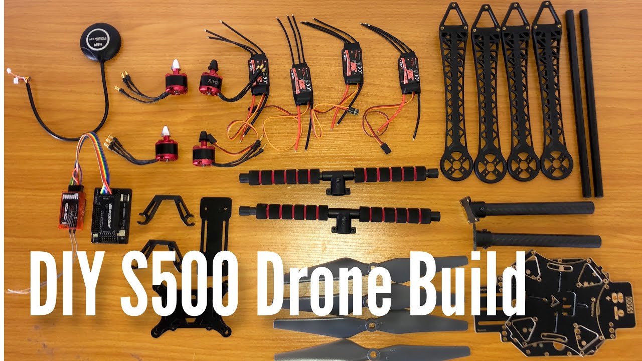 DIY S500 Drone kit Build and Flight video