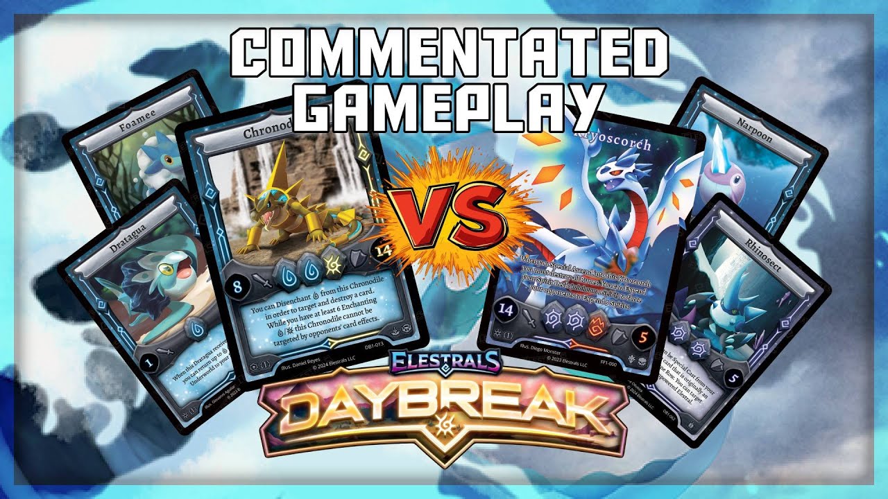 Chronodile vs KryoRhino | Elestrals Daybreak | Commentated Gameplay