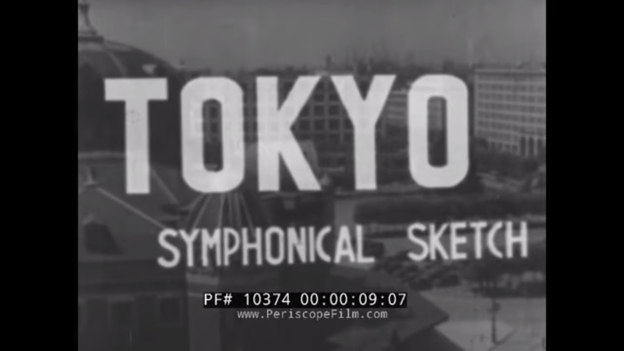 1937 TOKYO JAPAN TRAVELOGUE MOVIE  