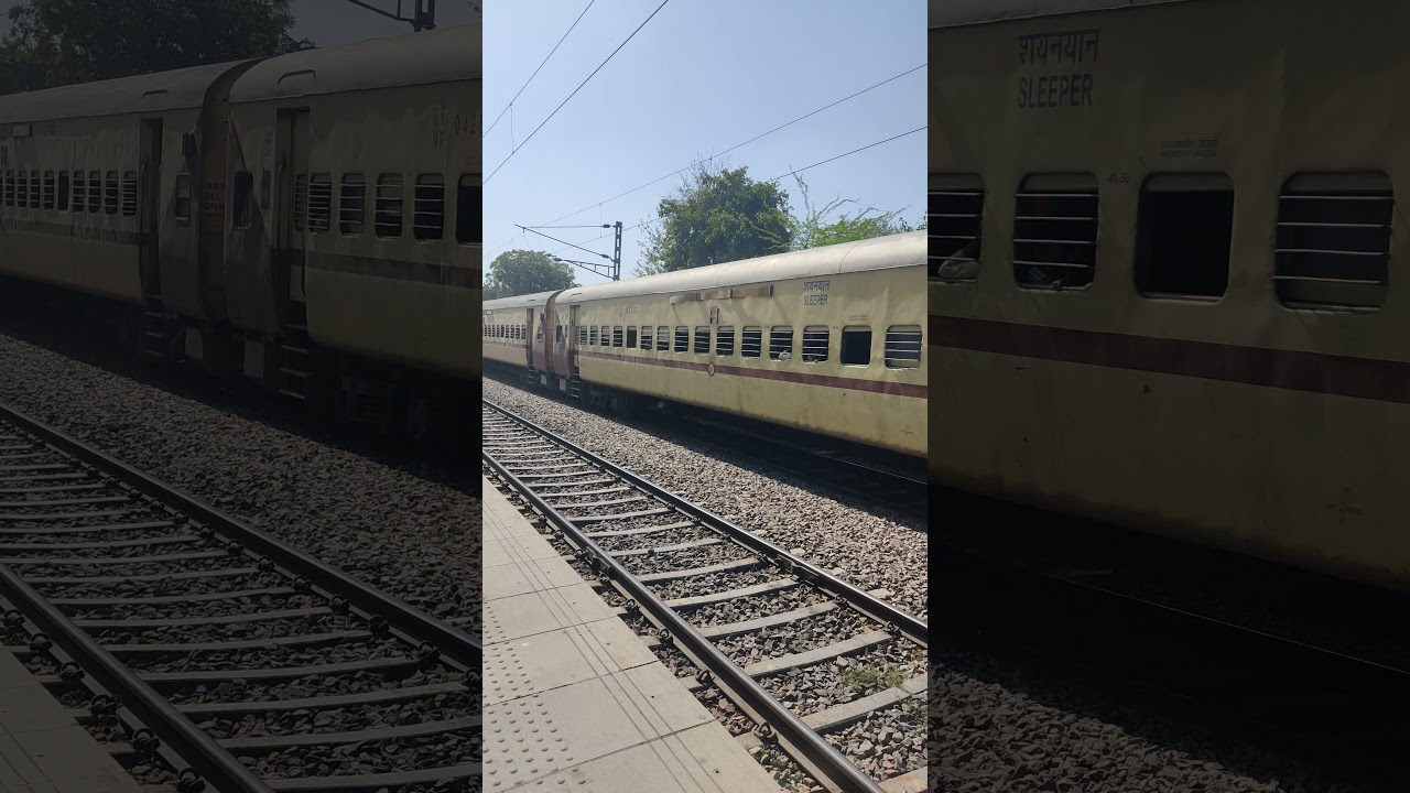 The Silent beast of Indian Railways |GZB WAP7 hitting the rail tracks silently |WAP7 with mixed ICF