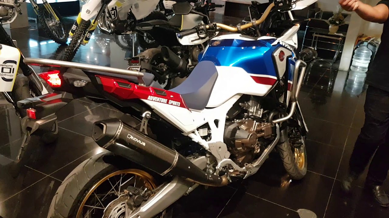 Honda CRF1000L Africa Twin Remus Exhaust Sound
