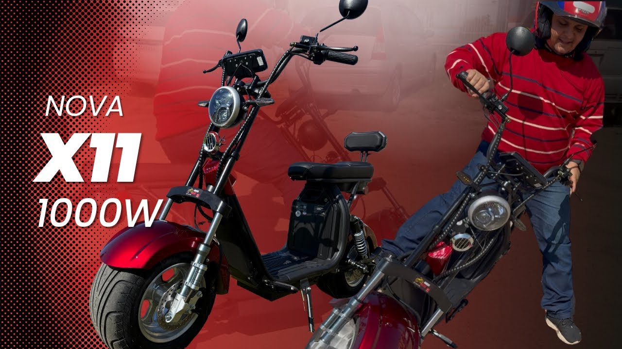 Nova Scooter Elétrica X11 1000w
