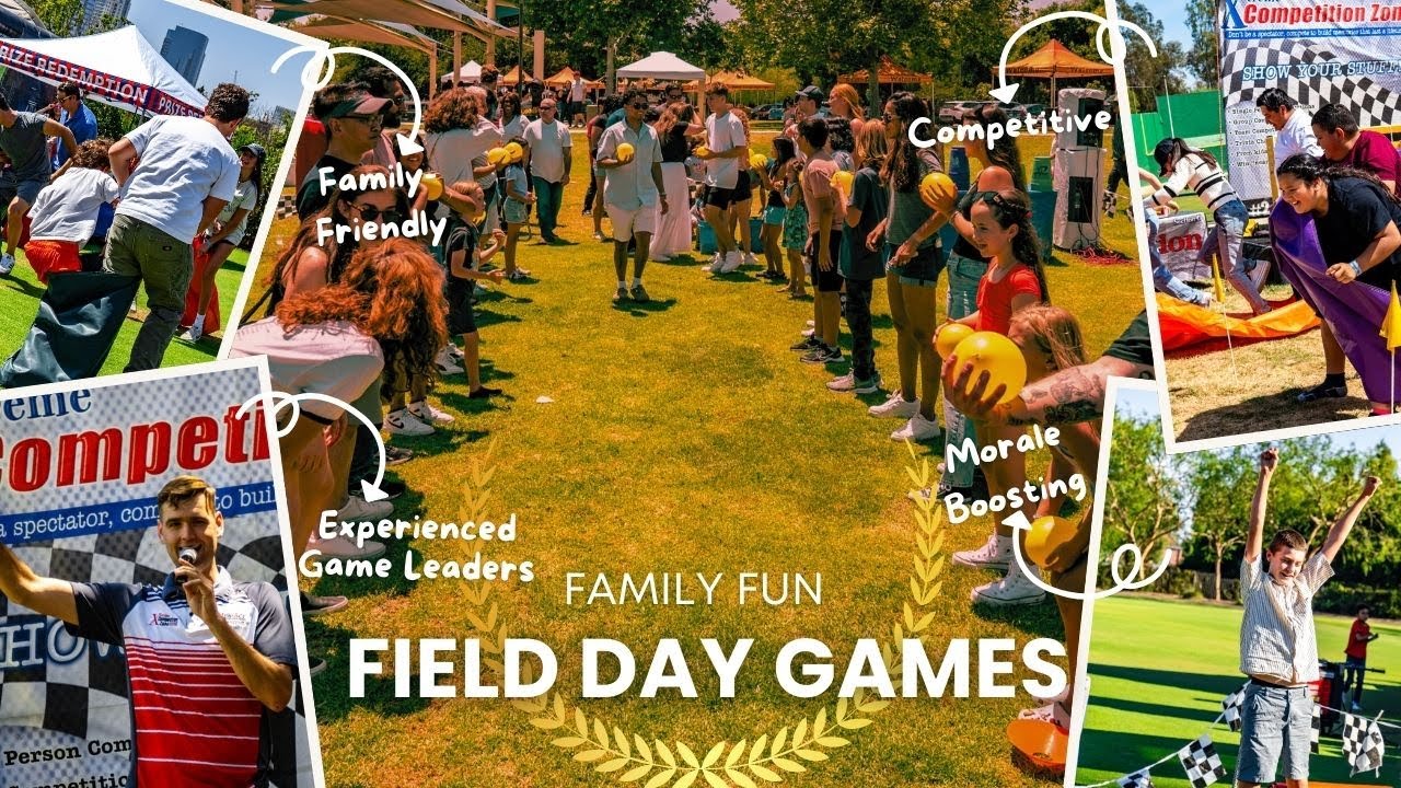 🏅👨&zwj;👩&zwj;👧&zwj;👦 Field Day Games for Family Fun: 🌟 Interactive Outdoor Activities for Company Picnics