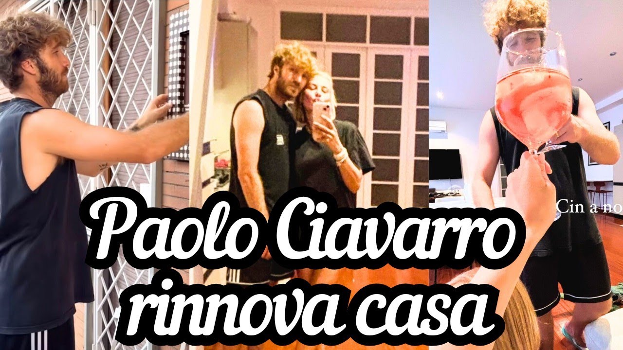 PAOLO CIAVARRO e CLIZIA INCORVAIA ronnovano il loro appartamento che ormai è quasi pronto ❤️