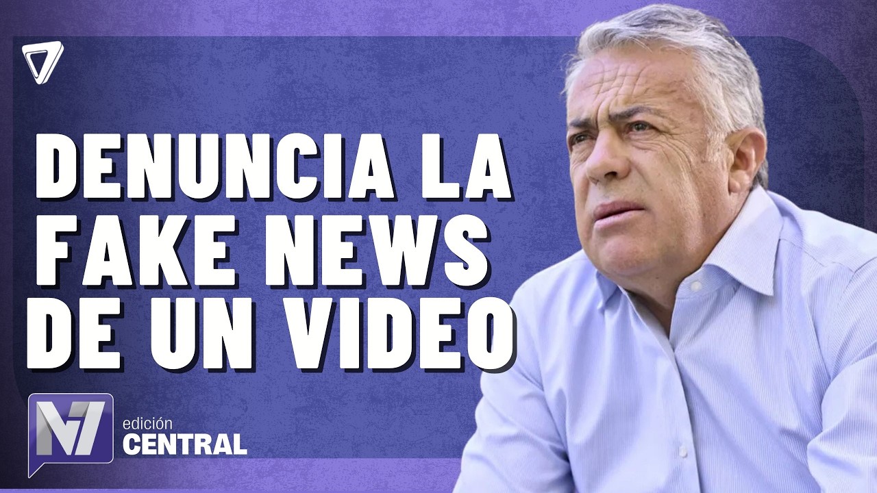 Cornejo denuncia fake news sobre video viral en redes