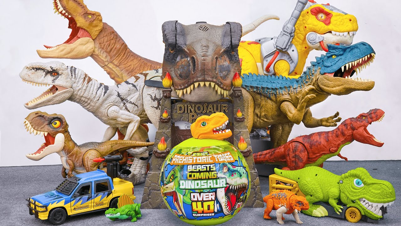 120 Minutes Satisfying with Unboxing Jurassic Park Dinosaur Toy Set Collection ASMR | Review Toys