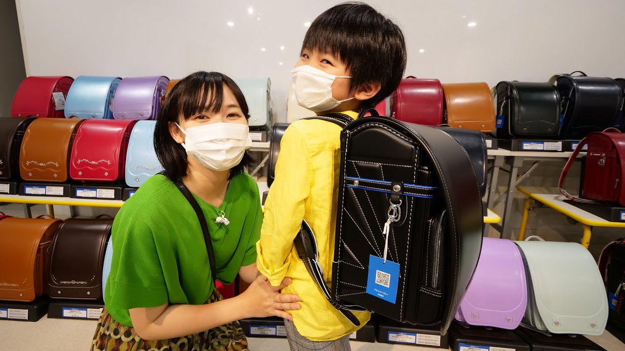 息子ひたちのランドセル選び 伊勢丹新宿店さんのランドセルコーナー