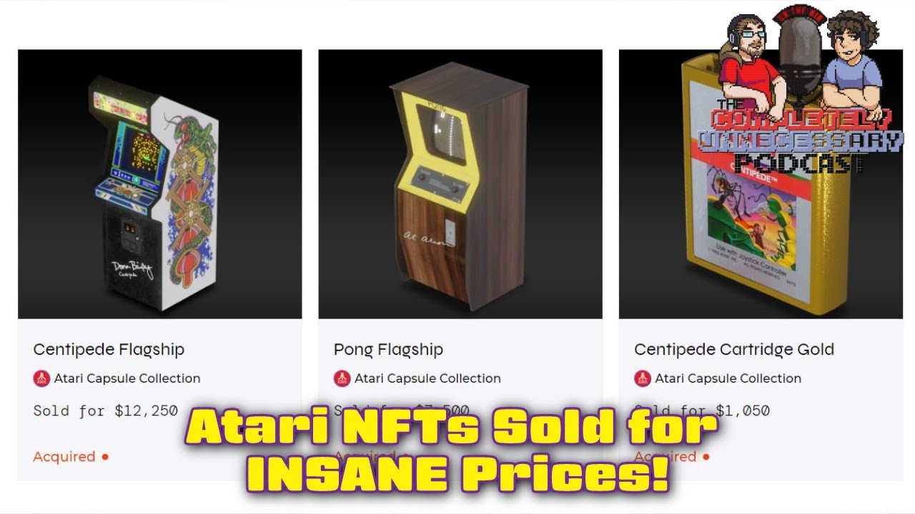 Atari NFTs Sold for THOUSANDS