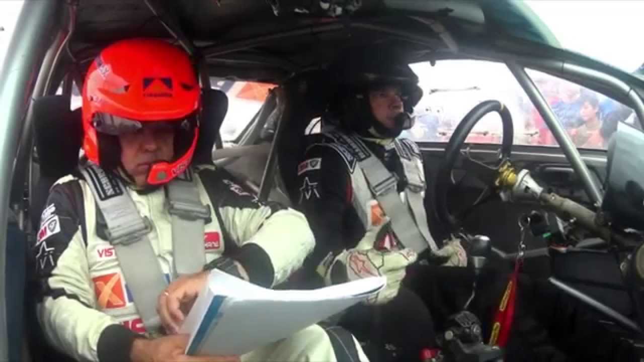 Mario Hart y Ricardo Dasso - incar Rally Huaura 2015
