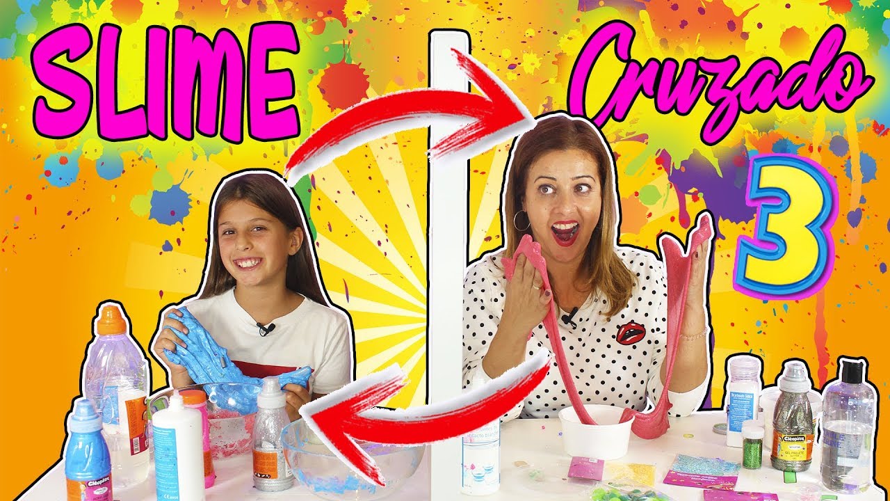 SLIME CRUZADO 3 | Juegos de Slime | Slime Challenge con Marta y Carmela