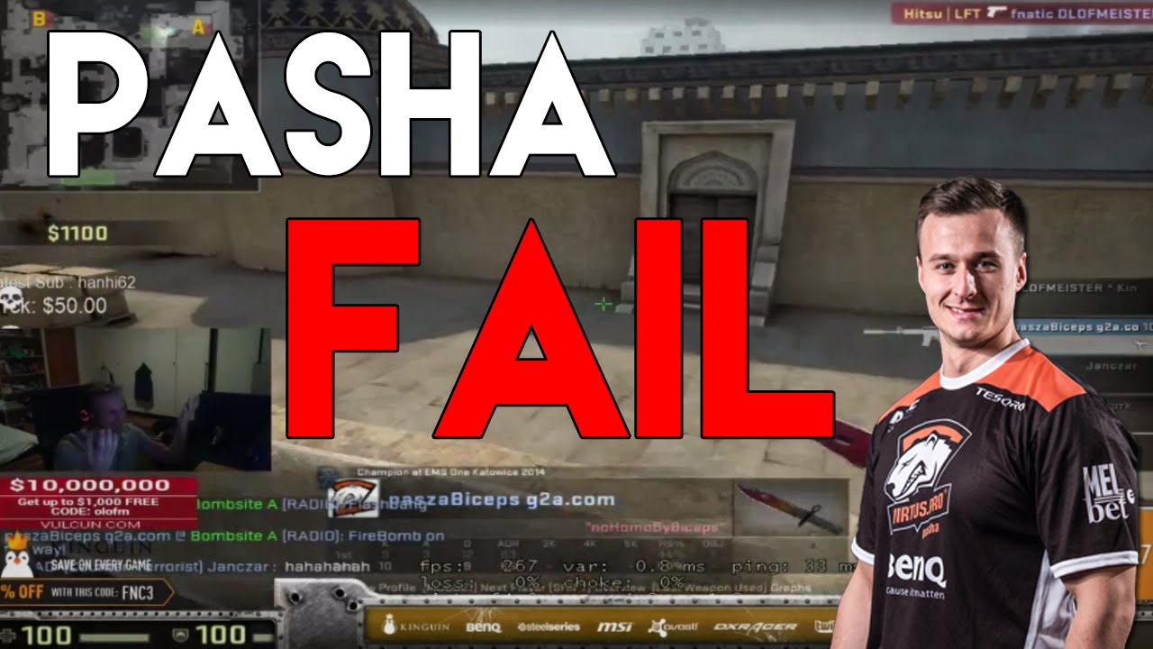 Pasha flashed olofmeister in 1vs2 situation - FAIL