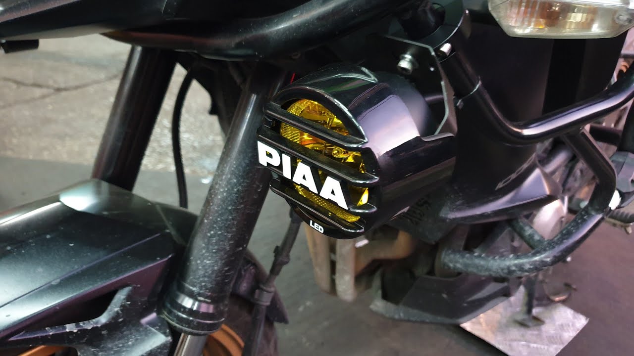 Review Spotlight PIAA LP530 Yellow on Versys 1000