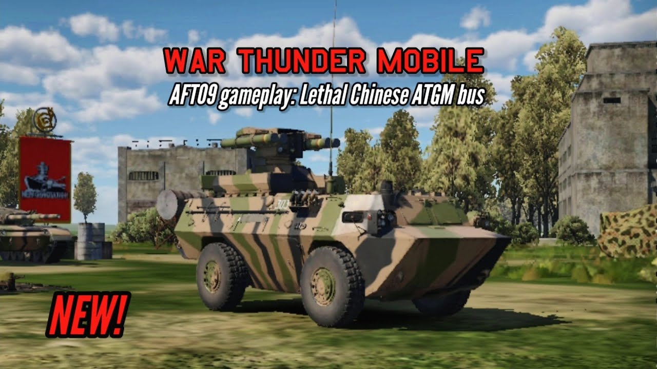 NEW! AFT09 gameplay: Surprisingly good Chinese ATGM bus (10 kills) - War Thunder Mobile
