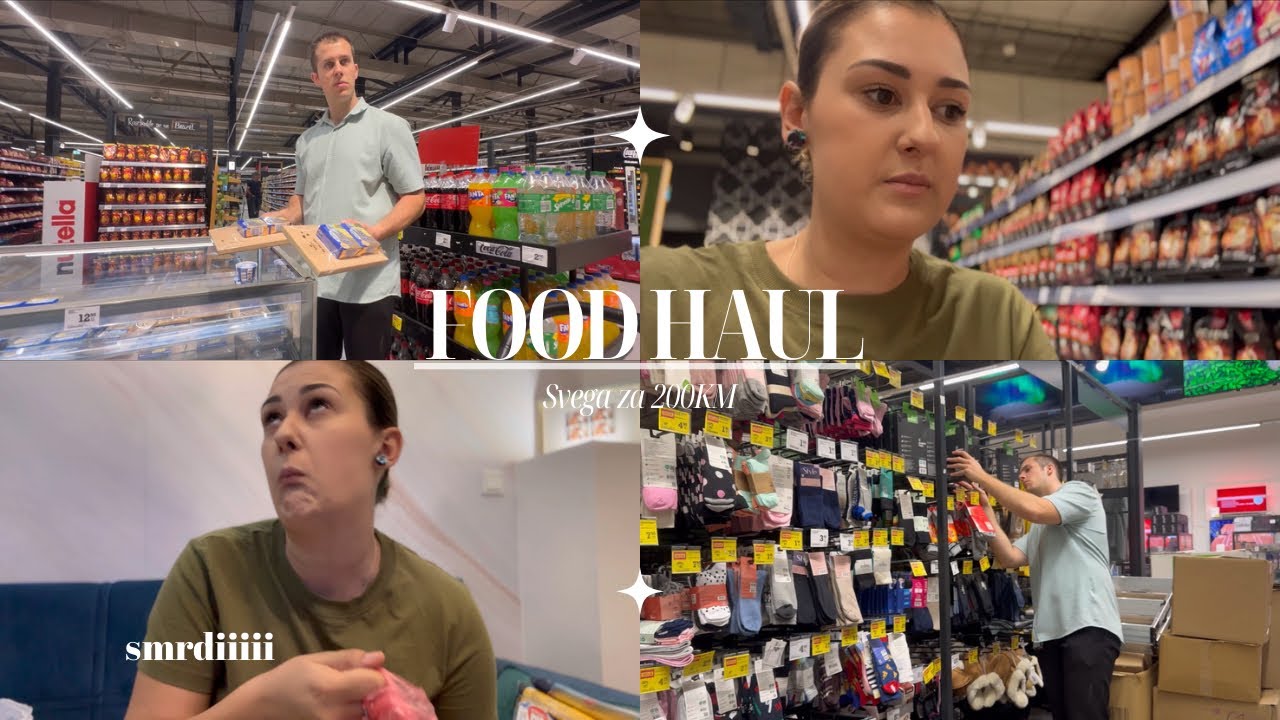 FOOD HAUL - nikad bolja kupovina za 200KM ( raspričala sam se )