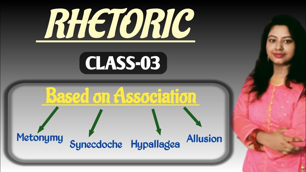 Rhetoric | Rhetorical Devices | Figures of speech based on Association | Part 03 | #Rhetoric