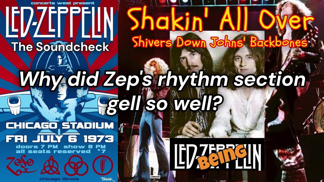 Led Zeppelin - Shakin' All Over - Why did Bonzo and Jonesy gell so well? (Soundcheck Chicago 1973)