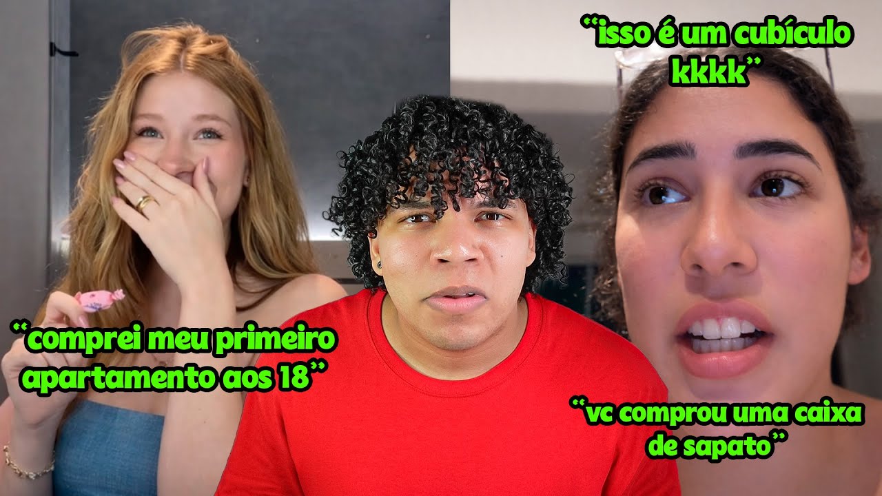 A TikToker rica cancelada por comprar uma Kitnet 