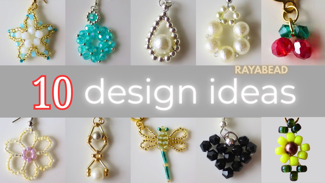 🔟 Beaded Earring Design Ideas 🌸🌻💎🍒 Beading Tutorials