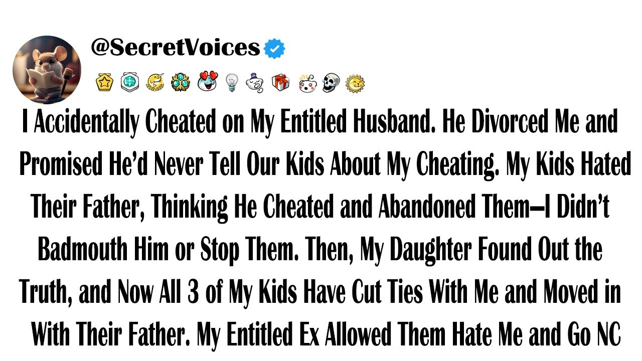 I Accidentally Cheated on My Entitled Husband. He Divorced Me and Promised He’d Never Tell Our Ki...