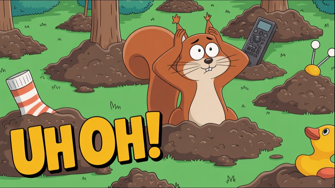 The Squirrel Who Hid His Snacks Too Well