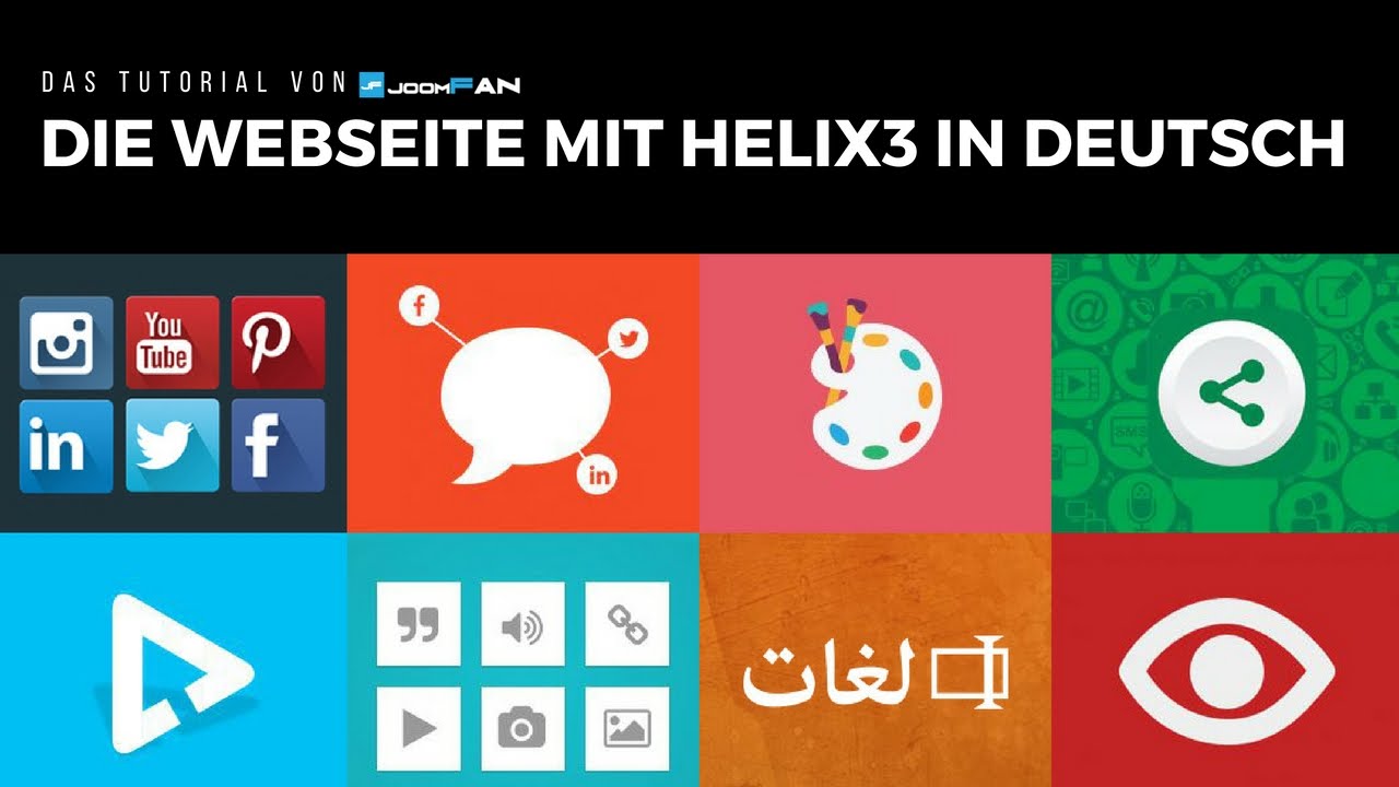 Helix3 in Deutsch - Installation einer Helix3 Webseite