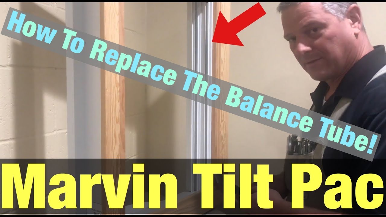 Замена балансировочной трубки Marvin Tilt Pac и Double Hung до 1998 года