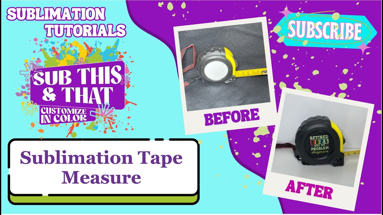 Sublimation Tape Measure