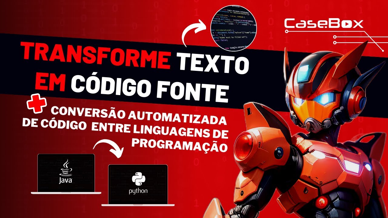 Transforme Texto em C&oacute;digo Fonte com est&aacute; AI | Conversor de Linguagens de Programa&ccedil;&atilde;o #casebox #ias
