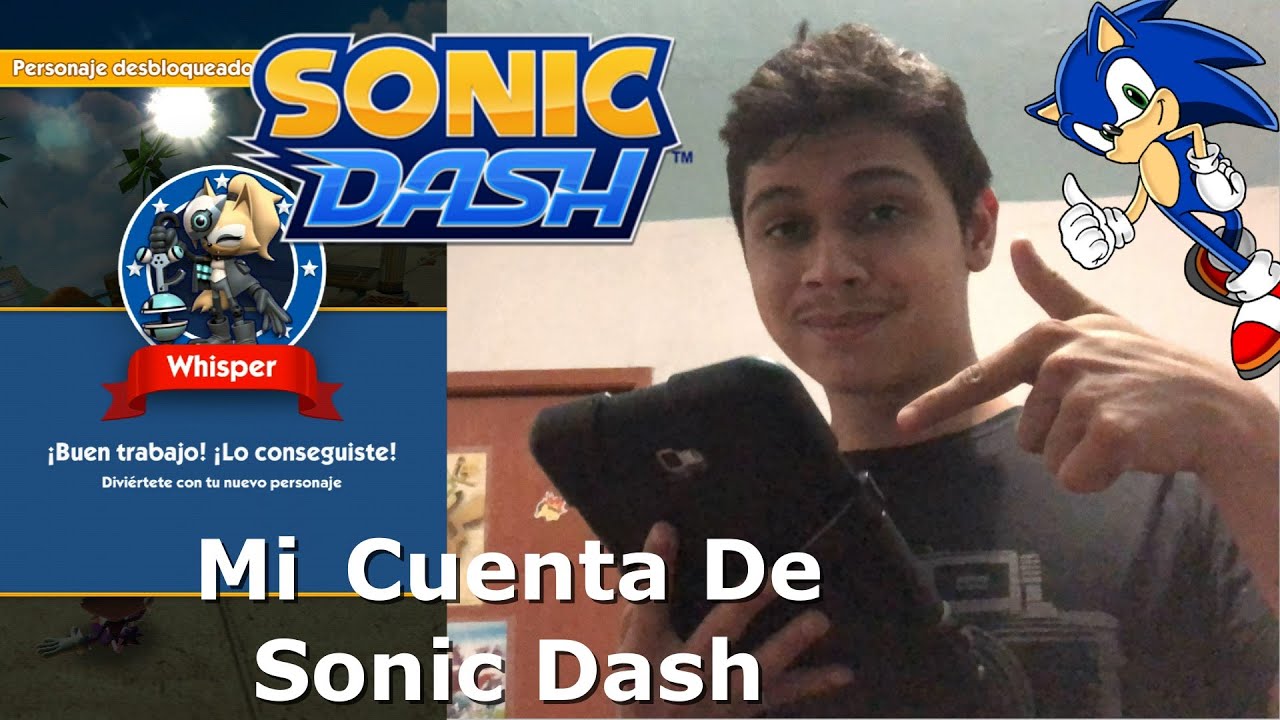 Mostrando Mi Cuenta De Sonic Dash