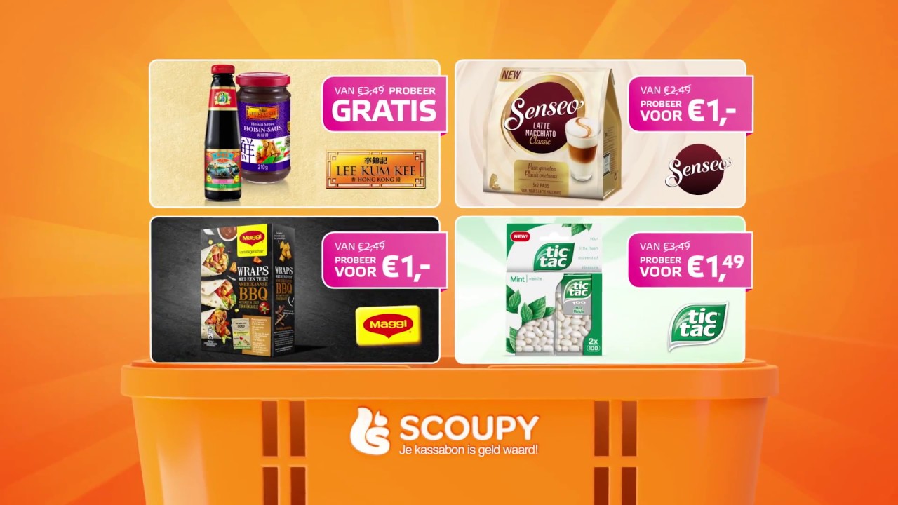 TV Commercial SCOUPY Cashback Parade acties week 14 vanaf 02 april 2018
