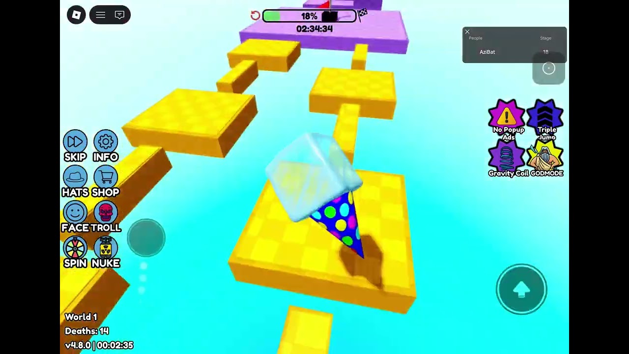 Obby but your a ice