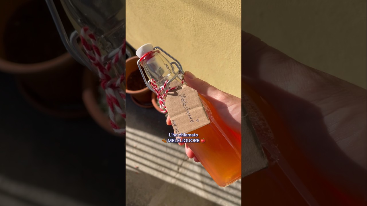 🍎 UN LIQUORE CON.. LE BUCCE E I TORSOLI DELLE MELE? L&rsquo;IDEA REGALO CHE NON TI ASPETTI 🎁