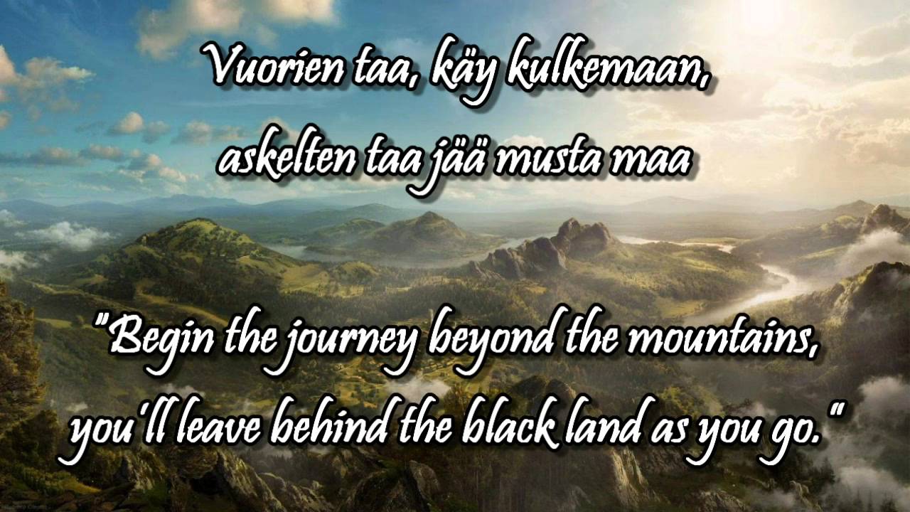 Vuorien taa w/lyrics (english, finnish) - Indica