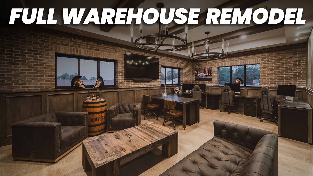 COMPLETE WAREHOUSE REMODEL | Construction ASMR | KBUILD Series