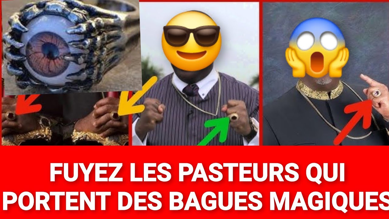 🟥⚠️ MÉFIEZ-VOUS DES PASTEURS QUI PORTENT DES BAGUES MAGIQUES.  JESUS N'EST PAS MAGICIEN