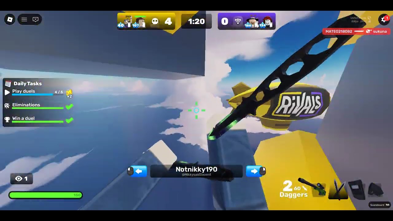 rivals but playing with my friends ;]