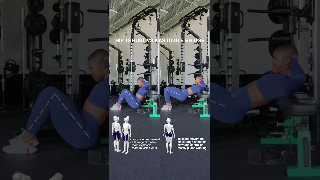 HIP THRUST VS KAS GLUTE BRIDGE! 
