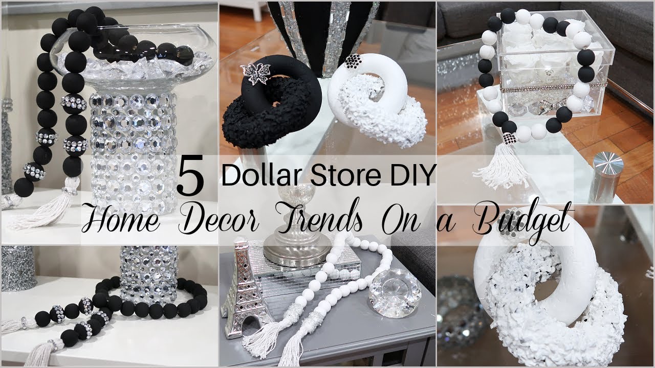 DIY HIGH END HOME DECOR TRENDS ON A BUDGET*DIY TEXTURED DECOR *LOOK FOR LESS DUPES*DOLLAR STORE DIY