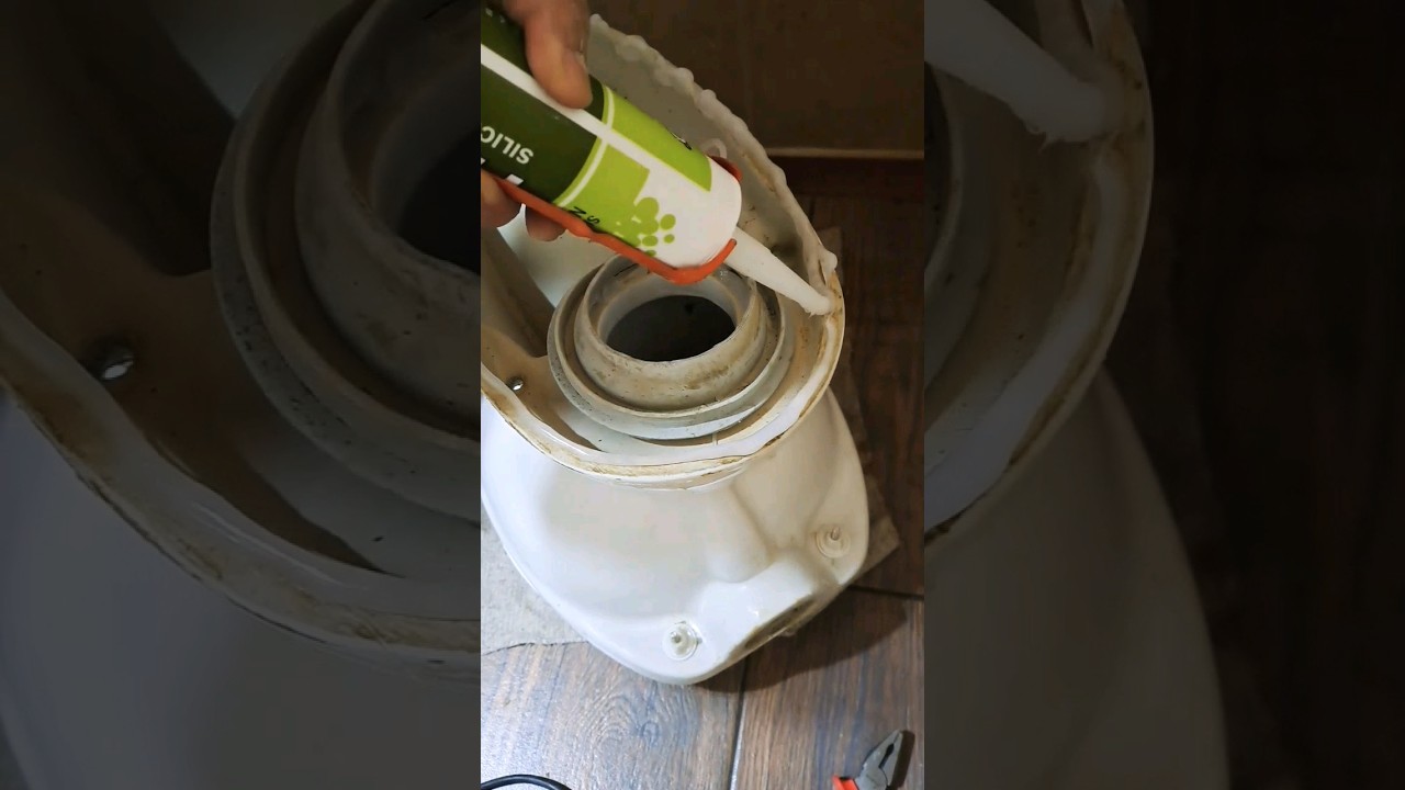 Tutorial como instalar un inodoro en 1 minuto #tips #ba&ntilde;o #inodoro #instalarino #letrinas #sanitario