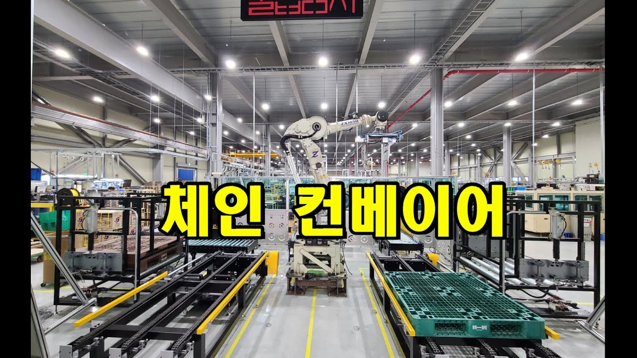 고하중 파렛트 이송 컨베이어 Heavy-Duty Pallet Transfer Conveyor 重型托盘输送机   हेवी-ड्यूटी पैलेट ट्रांसफर कन्वेयर