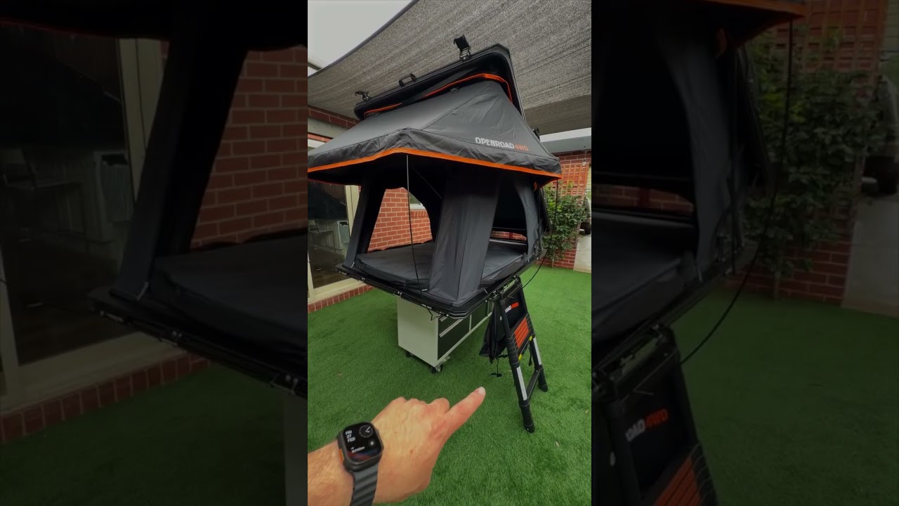 Палатка на крышу OPENROAD Peakroof LT Series – подробный обзор.